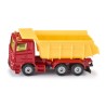 Siku 1075 Camion avec conteneur basculant 83x30x38mm rouge/jaune
