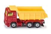 Siku 1075 Camion avec conteneur basculant 83x30x38mm rouge/jaune