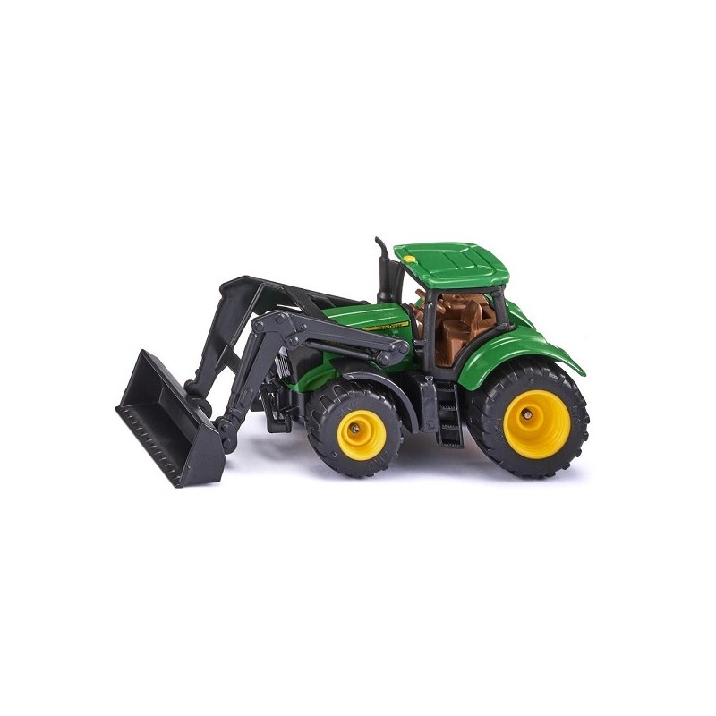 Tracteur Siku 1395 John Deere avec chargeur frontal 93x35x42mm