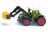 Siku 1539 Fendt met balengrijper 93x35x42mm