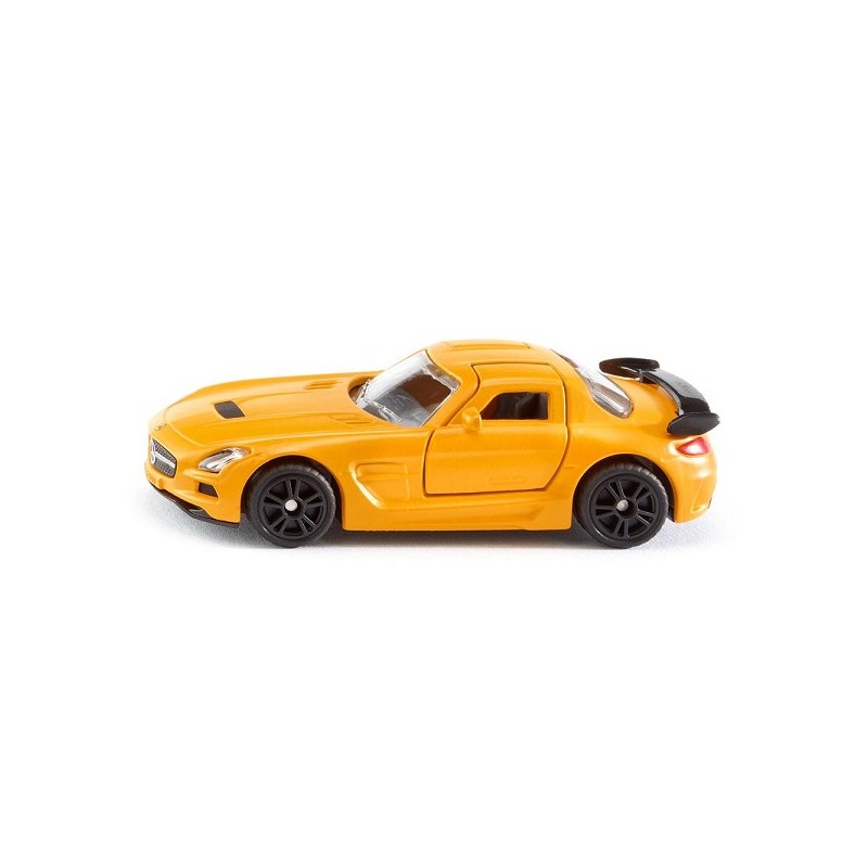 Siku 1542 Mercedes-Benz SLS AMG Black Series geel 80x36x23mm