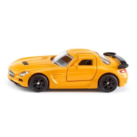 Siku 1542 Mercedes-Benz SLS AMG Black Series geel 80x36x23mm
