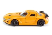 Siku 1542 Mercedes-Benz SLS AMG Black Series geel 80x36x23mm