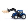 Tracteur Siku 1544 New Holland avec chargeur frontal et palette