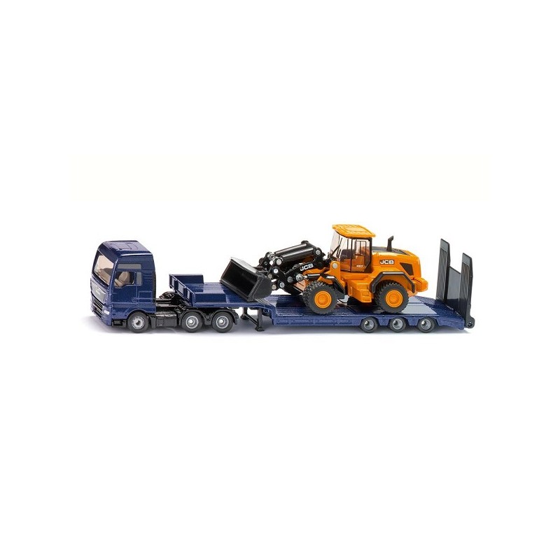 Siku 1790 MAN Camion avec chargeur surbaissé et pelle JCB 1:87 198x38x53 mm