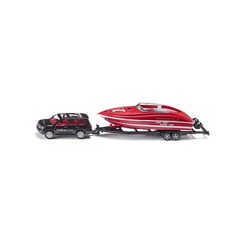 Siku 2543 Personenwagen met motorboot  1:55 274x49x49mm