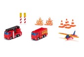 Siku 6330 Coffret cadeau pompiers 3 pièces avec accessoires