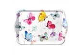 Plateau Ambiente Mélamine Collection Papillon 13x21cm