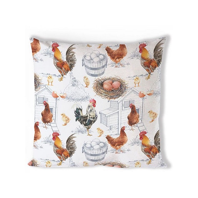 Ambiente Kussenhoes Chicken Farm 40x40cm