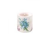 Bougie Ambiente petite Laura Ø7,5xh9cm Paraffine