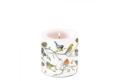 Ambiente Kaars klein Birds Meeting Ø7,5xh8cm Paraffine
