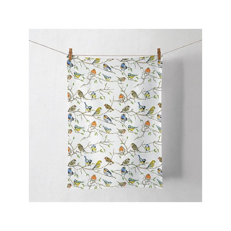 Ambiente Keukendoek Birds Meeting 50x70cm 100% Katoen