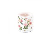 Bougie Ambiente petite Rosie Blanc Ø7,5xh9cm Paraffine