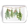 Plateau Ambiente Mélamine Herbes Fraîches 13x21cm
