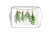 Plateau Ambiente Mélamine Herbes Fraîches 13x21cm