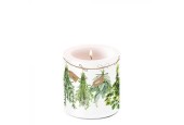 Ambiente Kaars klein Fresh Herbs Ø7,5xh8cm Paraffine