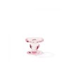Ambiente Kaarshouder glas Rose Ø9xh7cm
