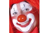 Nez de clown sac rouge a 24 en plastique