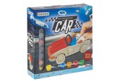 Grafix Houten constructieset auto met verf