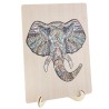 Grafix Puzzle en bois Éléphant pièces uniques 137pcs 30x22cm