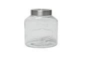 Voorraadpot glas HOMEMADE 13x9x15cm 1L