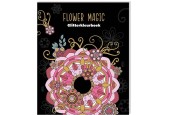 Glitterkleurboek - Ultimate Black Edition - Flower Magic