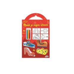 Set de loisirs créatifs Sinterklaas - Fabriquez votre propre chaussure 4 modèles + 4 crayons