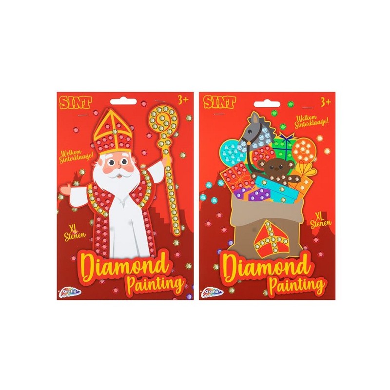 Sinterklaas Mosaïque Diamant Peinture XL pierres