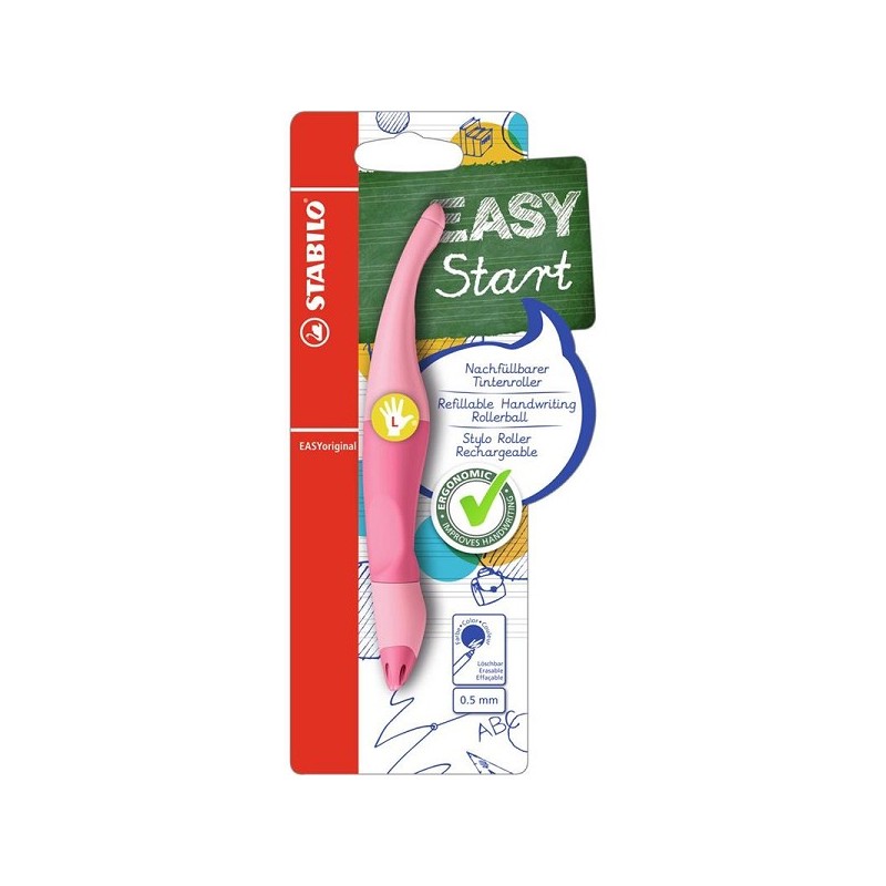 Stabilo EASYoriginal rollerbalpen linkshandig poeder roze