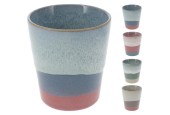 Beker aardewerk duo kleur 200ml Ø7,7xh8,3cm
