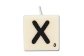 Paperdreams Letter Kaarsje letter X, set van 4