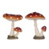 Beeld  2 Paddenstoelen in 1 ( klein en groot ) - h10cm