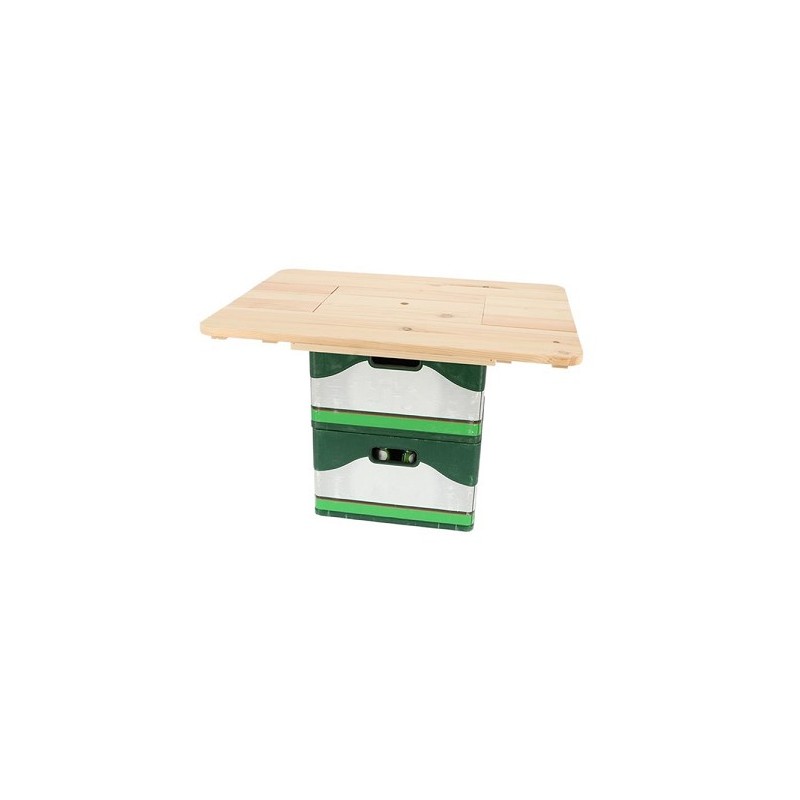 Esschert Design Table caisse de bière bois vierge 57,7x78xh7,5cm