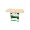 Esschert Design Table caisse de bière bois vierge 57,7x78xh7,5cm