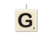 Paperdreams Letter Kaarsje letter G, set van 4