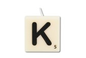 Paperdreams Letter Kaarsje letter K, set van 4