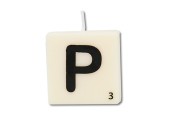 Paperdreams Letter Kaarsje letter P, set van 4