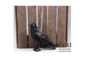 Tuinbeeld Vogel kraai 24x10x20cm