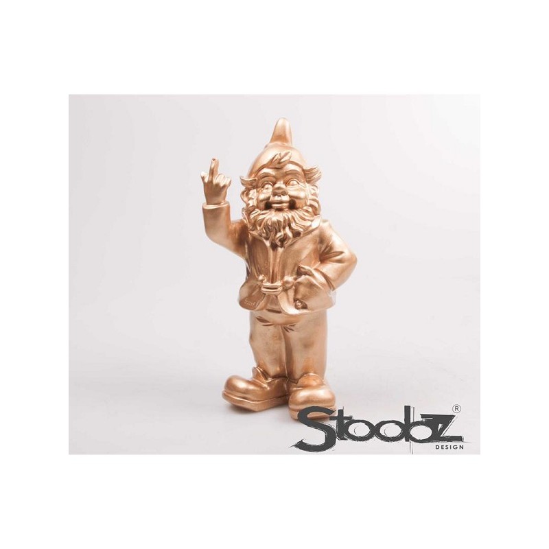 Stoobz Statue Polystone Gnome f*ck you or 16x12x32cm