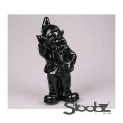 Stoobz Polystone statue nain f*ck you noir 20cm