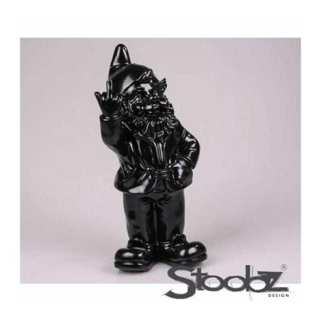 Stoobz Polystone statue nain f*ck you noir 20cm