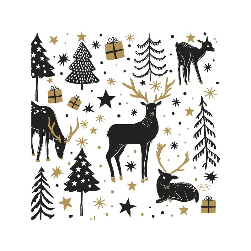 Duni Servetten Magic Winter 33x33 cm