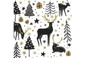 Duni Servetten Magic Winter 24x24cm