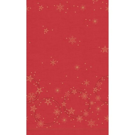 Duni Tafellaken Star Shine Red 138x220cm