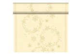 Duni 3-in-1 Xmas Star Shine Cream 40x480cm
