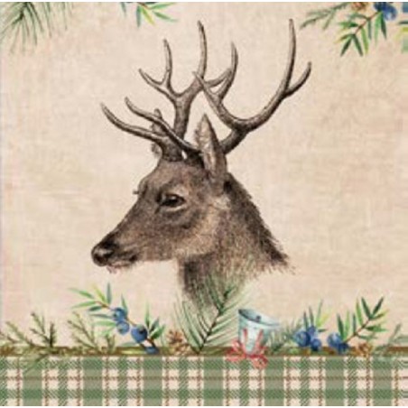 Duni Servetten Deer 33x33cm