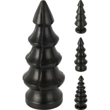 kerstboom mangohout h15cm zwart