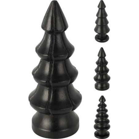 kerstboom mangohout h15cm zwart