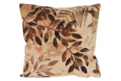 Kussen blad dessin 45x45cm velvet