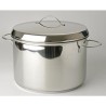 Marmite Eurocuisine 22 cm en inox avec poignée en acier 3,5 litres